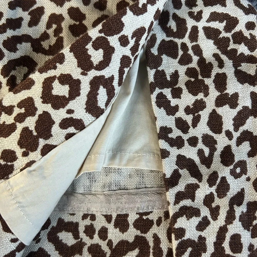 J. Crew No.2 pencil leopard midi skirt 00